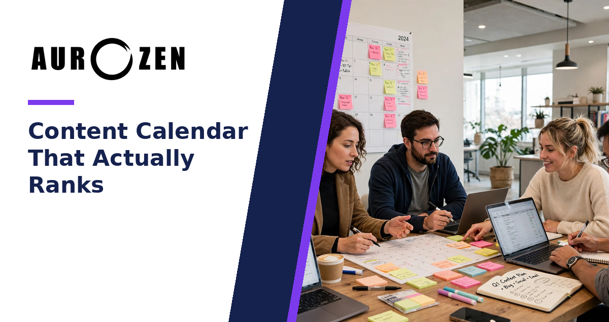 small business content calendar that ranks